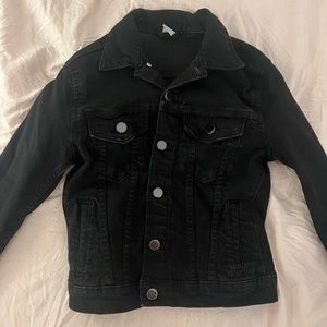 H&M cropped denim jacket